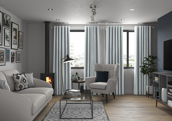 Carina, Silver - Made to Measure Curtains - Image 5